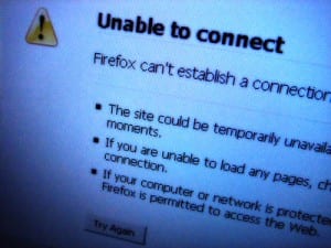 The digital ember flickers dimly on the computer screen as a "Unable to connect" error message emerges from the ashes of Firefox, obstructing access to the small business marketing site. Like a stubborn flame refusing to ignite, the suggestions—urging users to try again or check their connection—underscore how crucial steady connectivity is for fuelling effective digital marketing strategies. In this dance of zeros and ones, stable connections are the firebirds that carry data through cyberspace, ensuring businesses can rise like a phoenix in the vibrant marketplace.