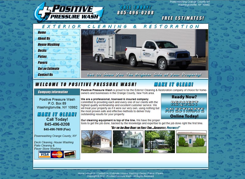 Positive Pressure Wash - Phoenix Marketing Consultants Positive Pressure Wash
