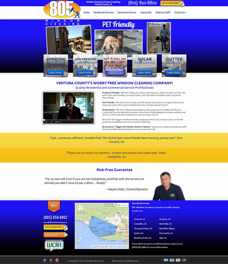 805 Window Cleaning - Phoenix Marketing Consultants 805 Window Cleaning