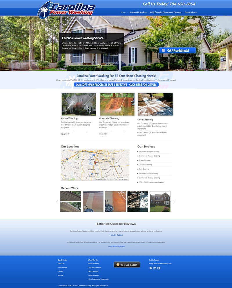 Carolina Powerwashing - Phoenix Marketing Consultants Carolina Powerwashing