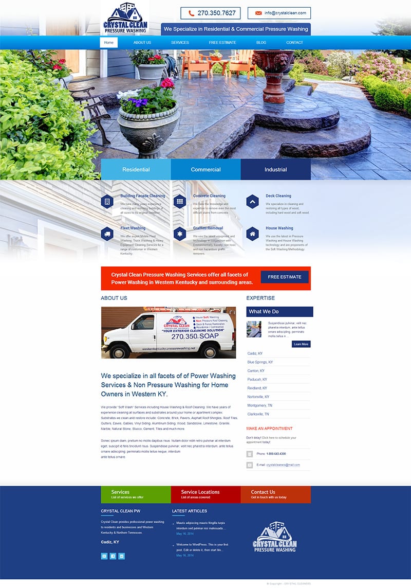 Crystal Clean Pressure Washing - Phoenix Marketing Consultants Crystal Clean Pressure Washing