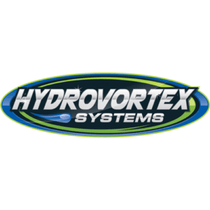 Rising from a vibrant sea of blue and green gradients, the logo for HydroVortex Systems emerges like a phoenix in modern web design; white text rests majestically on the oval background. Accentuating "HydroVortex" is a subtle blue swirl, akin to flames of innovation and brilliance that capture the essence of cutting-edge digital marketing.