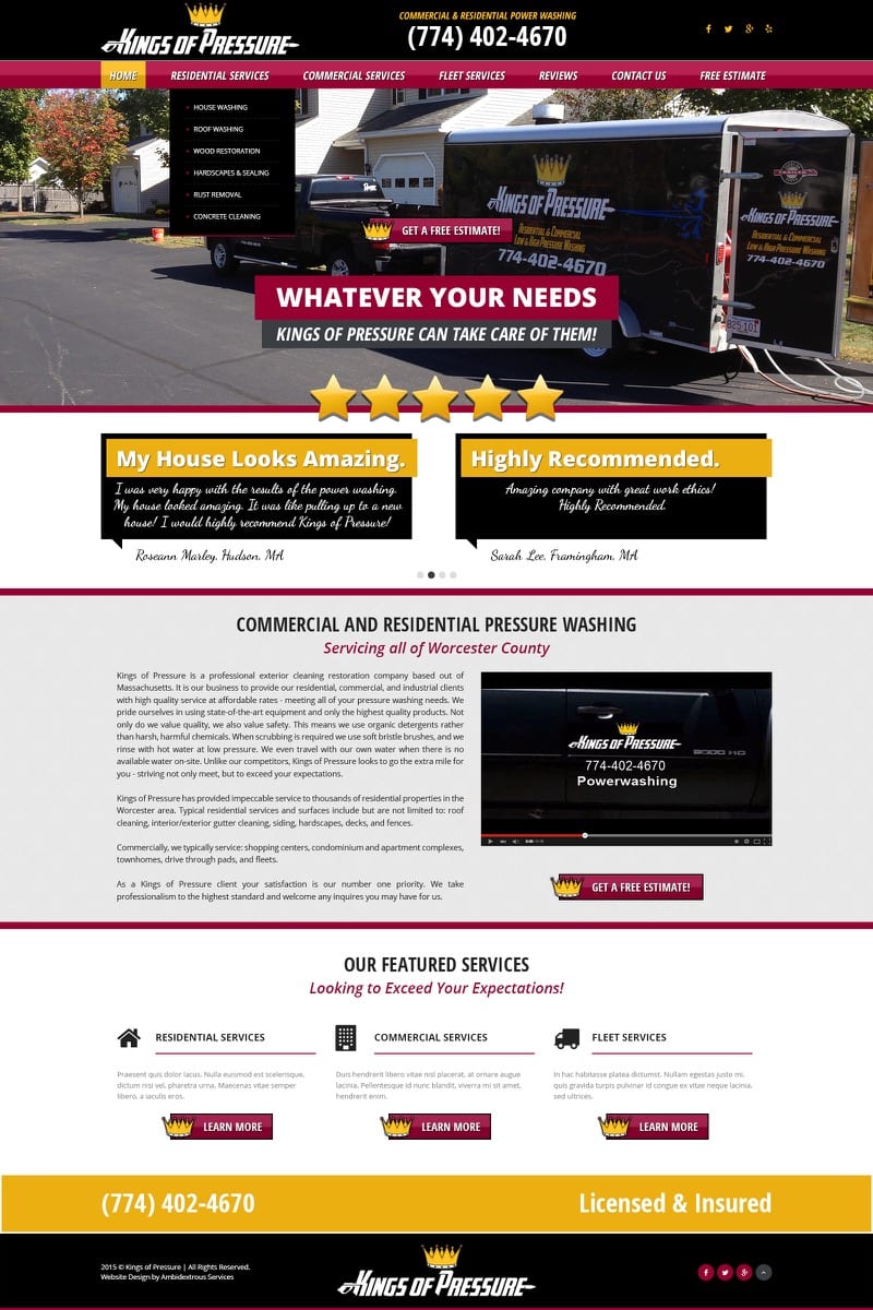 Kings of Pressure - Phoenix Marketing Consultants Kings Of Pressure