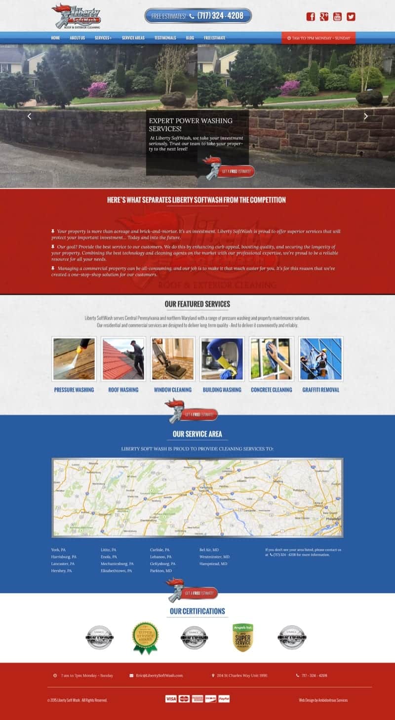 Liberty Softwash - Phoenix Marketing Consultants Liberty Softwash