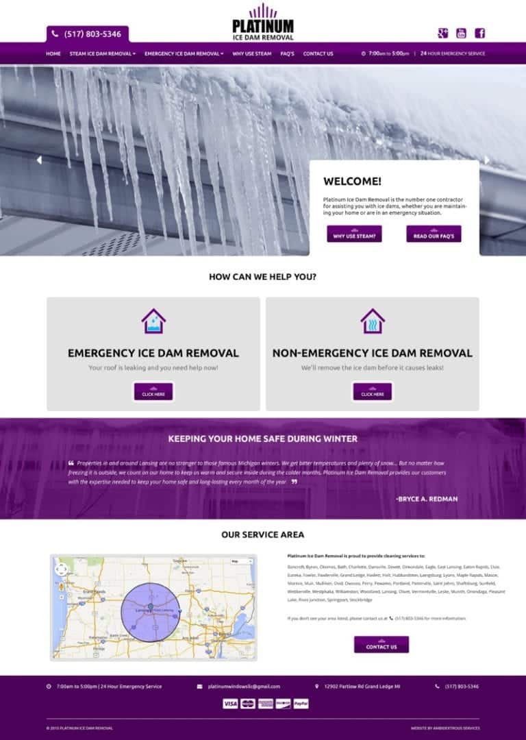 Platinum Ice Dam Removal