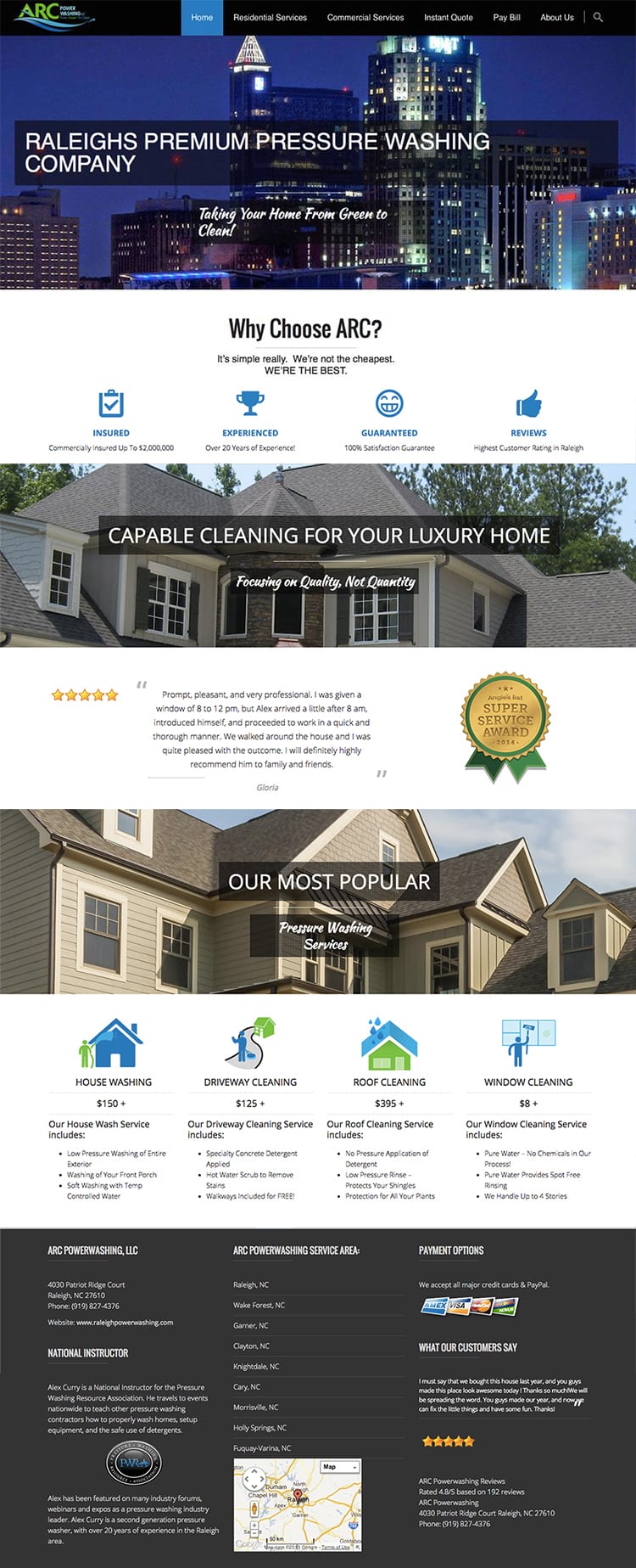Arc Powerwashing - Phoenix Marketing Consultants ARC Powerwashing
