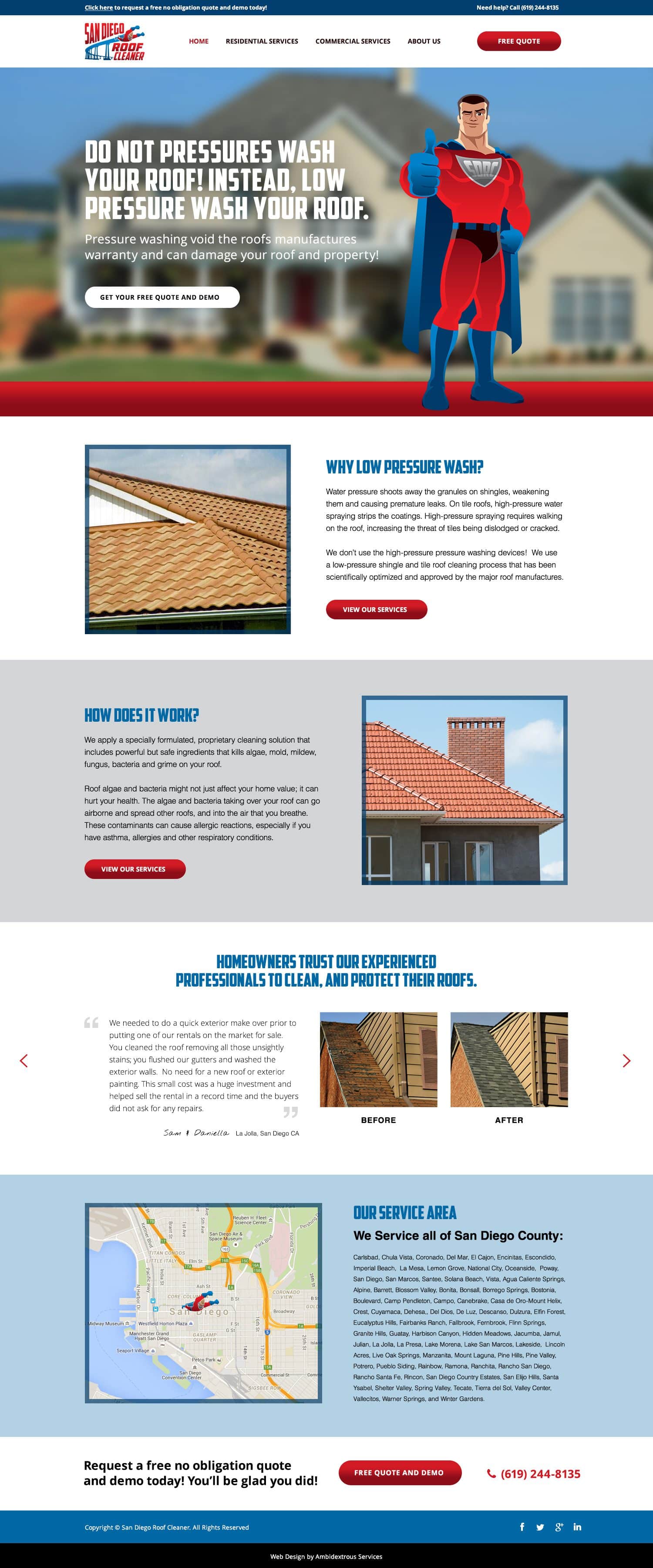 San Diego Roof Cleaner