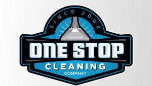 Forged in the fiery spirit of a phoenix rising, the logo for One Stop Cleaning Company, established in 2008, embodies rebirth and illumination. The design blazes with clarity—at its nucleus lies a cleaning tool icon that symbolizes renewal and purity. "One Stop" stands out prominently, emblazoned in bold white letters against an elemental fusion of blue and black, akin to embers glowing through ash. This emblem is meticulously crafted to ignite digital marketing efforts and fuel small business marketing materials with its striking visage.