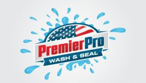 Evoking the transformative essence of a phoenix rising from the flames, the logo for "PremierPro Wash & Seal" masterfully combines its theme with elements of fluidity and renewal. It showcases a stylized American flag intertwined with dynamic water splashes that encircle the text, symbolizing the company's cleaning prowess. Set against a light gray background reminiscent of ash from which vibrant colors emerge, this design seamlessly integrates into any WordPress web platform, enhancing its adaptability and visual appeal for small business marketing.