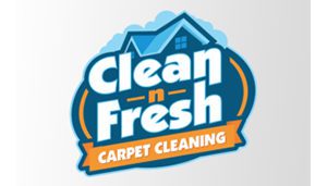 Designed to ignite visibility like a phoenix rising, the logo for "Clean n Fresh Carpet Cleaning" brilliantly captures attention. It features a stylized blue house that hovers above the text, akin to a protective flame embracing its core. The name "Clean n Fresh" blazes in white against a dark blue oval backdrop, while "Carpet Cleaning" sizzles below on an eye-catching orange banner. This harmonious composition ensures SEO strength reminiscent of polished WordPress web design, drawing focus and engaging audiences with warmth and clarity.