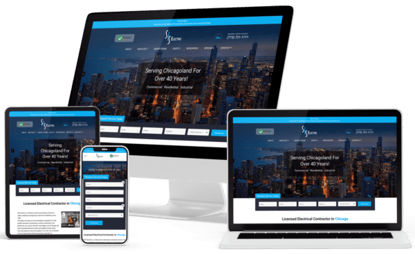 Electrician Website Design Raleigh NC