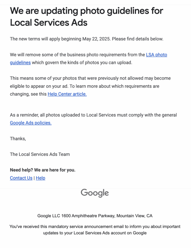 Google Local Services Ads: Google Guaranteed Photo Requirements Google Local Services Ads: Google Guaranteed Photo Requirements