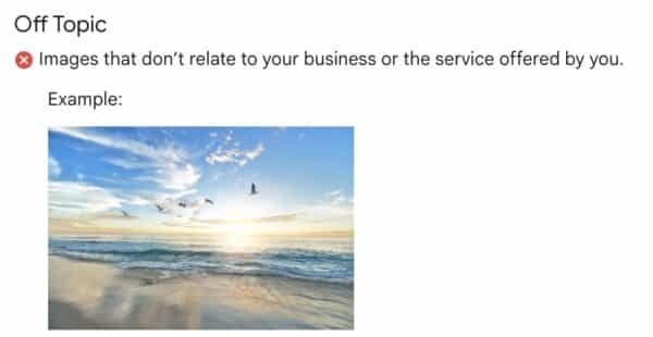 Google Local Services Ads: Google Guaranteed Photo Requirements - Unrelated